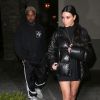 Kim Kardashian et Kanye West à Los Angeles, le 13 mars 2017.