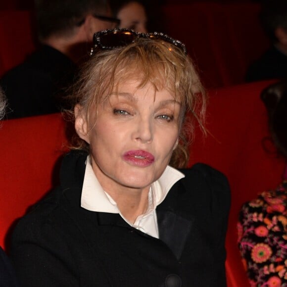 Arielle Dombasle et son mari Bernard-Henri Lévy (BHL) - Avant première du film "Monsieur & Madame Adelman" cinéma MK2 Bibliothèque à Paris, le 27 février 2017. © Veeren/Bestimage