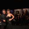 Camila Sola, Al Pacino et sa compagne Lucila Sola - Première du film "The Humbling" lors du 71e festival international du film de Venise, la Mostra. Le 30 août 2014