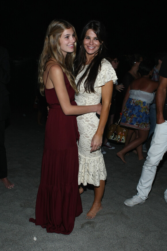 Lucila Sola et Camila Morrone - Soirée à l'hôtel Miramare and Castello lors du festival d'Ischia, le 18 juillet 2013.