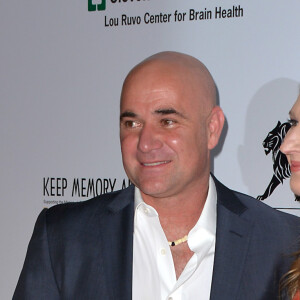 Andre Agassi et son épouse Steffi Graf - 21e édition du gala Power of Love® de la fondation Keep Memory Alive. Las Vegas, le 27 avril 2017. © Mjt/AdMedia via Zuma Press/Bestimage