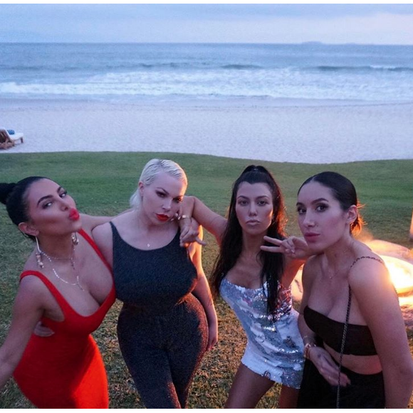 Kourtney Kardashian et des amies en vacances à Puerto Rico - Photo publiée sur Instagram le 29 avril 2017