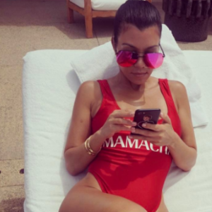 Kourtney Kardashian en vacances à Puerto Rico - Photo publiée sur Instagram le 29 avril 2017
