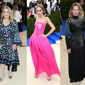 Catherine Deneuve, Lily-Rose Depp, Léa Seydoux... la France a brillé au Met Gala 2017.