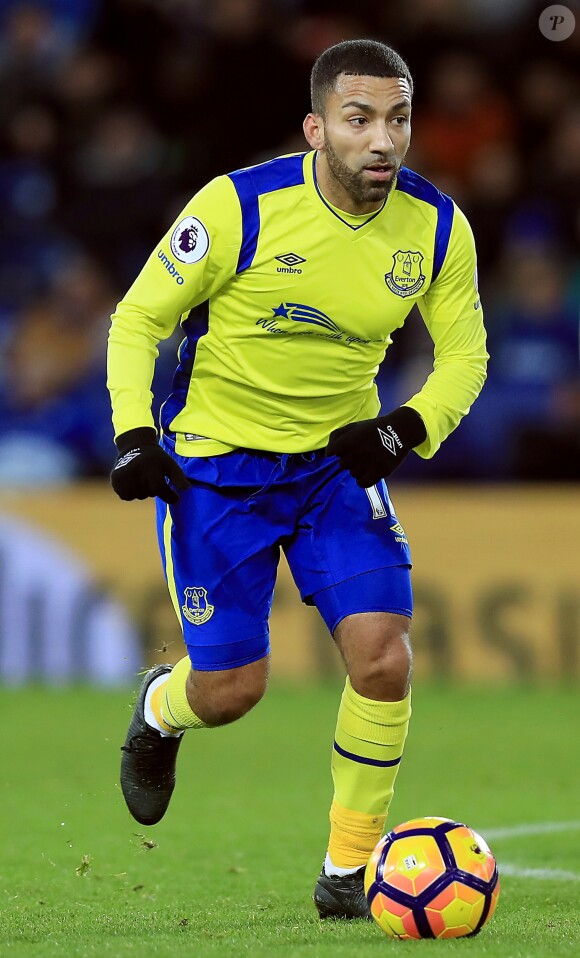 Aaron Lennon lors du match Leicester City VS Everton le 26 décembre 2016.