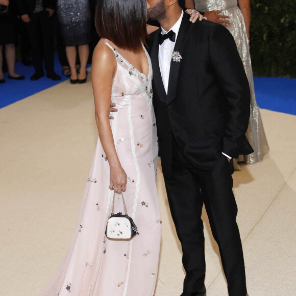 Selena Gomez et son compagnon The Weeknd - Les célébrités arrivent au MET 2017 Costume Institute Gala sur le thème de "Rei Kawakubo/Comme des Garçons: Art Of The In-Between" à New York, le 1er mai 2017.