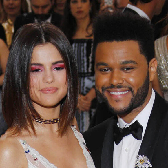 Selena Gomez et son compagnon The Weeknd - Les célébrités arrivent au MET 2017 Costume Institute Gala sur le thème de "Rei Kawakubo/Comme des Garçons: Art Of The In-Between" à New York, le 1er mai 2017.