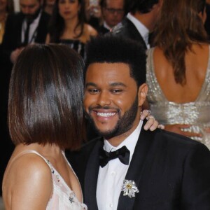 Selena Gomez et son compagnon The Weeknd - Les célébrités arrivent au MET 2017 Costume Institute Gala sur le thème de "Rei Kawakubo/Comme des Garçons: Art Of The In-Between" à New York, le 1er mai 2017.