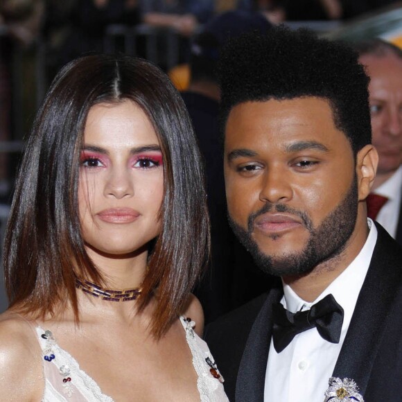 Selena Gomez et son compagnon The Weeknd - Les célébrités arrivent au MET 2017 Costume Institute Gala sur le thème de "Rei Kawakubo/Comme des Garçons: Art Of The In-Between" à New York, le 1er mai 2017.