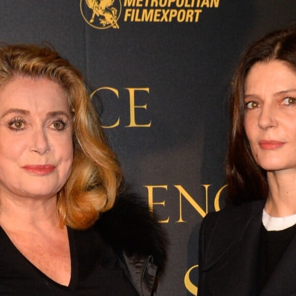 Catherine Deneuve et sa fille Chiara Mastroianni à l'avant-première de "Silence" au musée Guimet à Paris, le 12 Janvier 2017. © Guirec Coadic/Bestimage