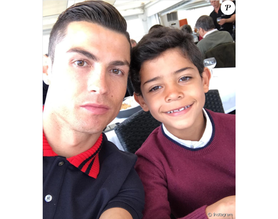 Cristiano Ronaldo Et Son Fils Cristiano Jr Cristianinho Photo