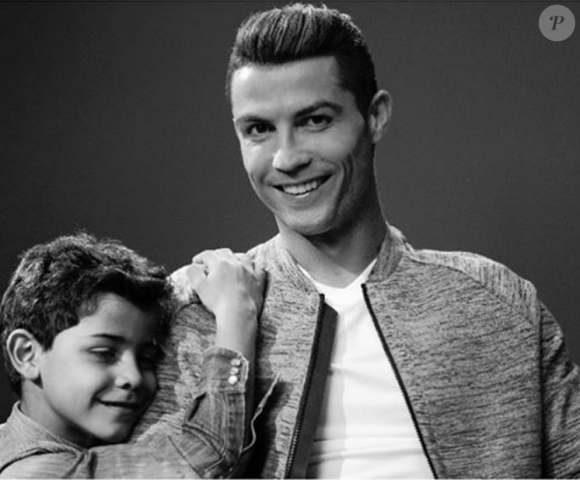 Cristiano Ronaldo et son fils Cristiano Jr. (Cristianinho), photo Instagram du 1er mars 2017