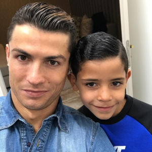 Cristiano Ronaldo et son fils Cristiano Jr. (Cristianinho), photo Instagram du 26 janvier 2017