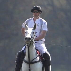 Le prince William participait à l'Audi Polo Challenge le 7 mai 2017 au club de polo de Coworth Park, à Ascot dans le Berkshire.