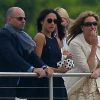 Meghan Markle a assisté au match disputé par son compagnon le prince Harry le 6 mai 2017 lors de l'Audi Polo Challenge au club de polo de Coworth Park, à Ascot dans le Berkshire.