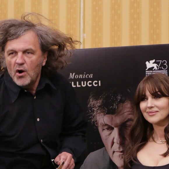 Emir Kusturica, Monica Bellucci - Photocall du film "On the Milky Road" à Milan en Italie le 8 mai 2017.