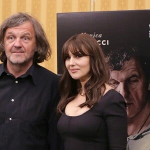 Emir Kusturica, Monica Bellucci - Photocall du film "On the Milky Road" à Milan en Italie le 8 mai 2017.