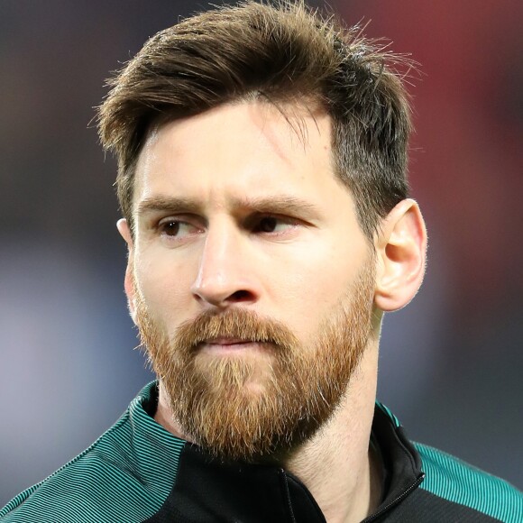 Lionel Messi lors du match de Ligue des Champions, 8ème de finale, Paris Saint-Germain contre le FC Barcelona au parc des Princes à Paris, France, le 14 février 2017. Le PSG a remporté le match sur le score de 4-0. © Cyril Moreau/Bestimage
