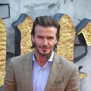 David Beckham à la première de "King Arthur - Legend Of The Sword" au Cineworld Empire à Londres, le 10 mai 2017.