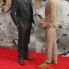 Charlie Hunnam et David Beckham à la première de "King Arthur - Legend Of The Sword" au Cineworld Empire à Londres, le 10 mai 2017.