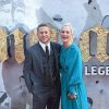 Poppy Delevingne, Charlie Hunnam à la première de "King Arthur - Legend Of The Sword" au Cineworld Empire à Londres, le 10 mai 2017.