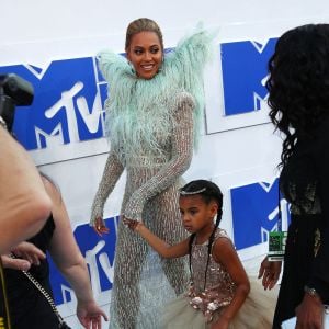 Beyonce knowles et sa fille Blue Ivy Carter aux MTV Video Music Awards 2016 à New York, le 28 août 2016