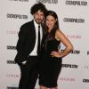 Katie Lowes et son mari Adam Shapiro à la soirée du 50ème anniversaire de la revue féminine ‘Cosmopolitan' à West Hollywood, le 12 octobre 2015