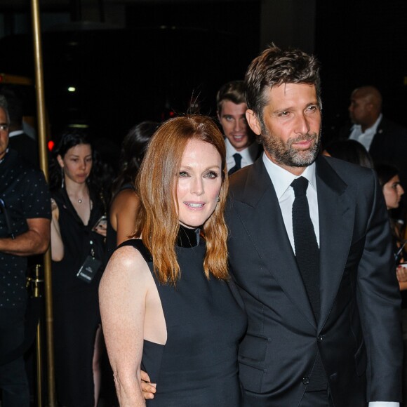 Julianne Moore et Bart Freundlich à New York, le 7 septembre 2016. © Mario Santoro-AdMedia via Zuma Press/Bestimage