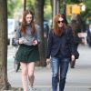 Julianne Moore et sa fille Liv à New York, le 10 mai 2017.