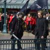 Jerry Bruckheimer lors de l'avant-première du film Pirates des Caraïbes 5 au parc Disneyland Paris, le 14 mai 2017.