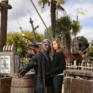 Cécile de France lors de l'avant-première du film Pirates des Caraïbes 5 au parc Disneyland Paris, le 14 mai 2017.