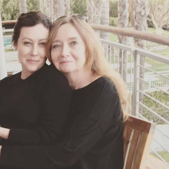 Shannen Doherty rend hommage à sa maman pour la fête des mères - Photo publiée sur Instagram le 14 mai 2017