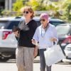 Exclusif -  Shannen Doherty et sa mère Rosa sont allées faire du shopping à Malibu, le 26 juillet 2016. Elle porte un bandana sur la tête.