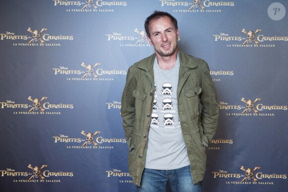 Jean-Philippe Doux lors de l'avant-première du film Pirates des Caraïbes 5 au parc Disneyland Paris, les 13 et 14 mai 2017.