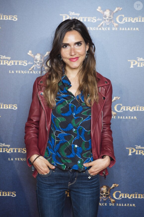 Joyce Jonathan lors de l'avant-première du film Pirates des Caraïbes 5 au parc Disneyland Paris, les 13 et 14 mai 2017.