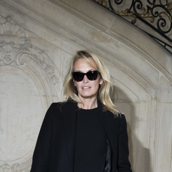 Estelle Lefébure au photocall du défilé de mode "Christian Dior", collection prêt-à-porter Automne-Hiver 2017-2018 au musée Rodin à Paris, le 3 Mars 2017.© Olivier Borde/Bestimage