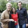 Exclusif - Kyle Eastwood, Adeline Blondieau et Jean-Michel Noir - Le musicien de jazz américain Kyle Eastwood (fils de Clint Eastwood et de Maggie Johnson) invité par Jean-Michel Noir chez Bass Club Paris sur la péniche showroom de Levallois le 11 Mai 2017. © Marc Ausset- Lacroix/Bestimage