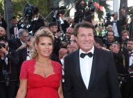 Christian Estrosi et Laura Tenoudji, enceinte, un couple radieux à Cannes