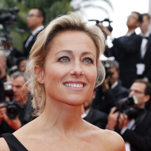 Anne-Sophie Lapix - Montée des marches du film "Ma Loute" lors du 69e Festival International du Film de Cannes. Le 13 mai 2016. © Borde-Jacovides-Moreau/Bestimage