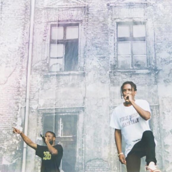 A$AP Twelvyy et Rocky au festival de Reading. Novembre 2016.