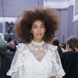 Solange Knowles - People au défilé de mode prêt-à-porter automne-hiver 2017/2018 "Chloé" au Grand Palais à Paris. Le 2 mars 2017