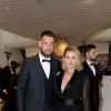 Exclusif - Luka Karabatic et sa compagne Jeny Priez enceinte - Dîner de gala au profit de la Fondation PSG au Parc des Princes à Paris le 16 mai 2017.