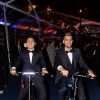 Exclusif - Marco Verratti et Javier Pastore - Dîner de gala au profit de la Fondation PSG au Parc des Princes à Paris le 16 mai 2017.