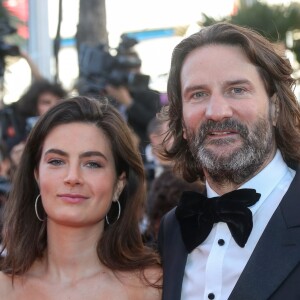 Frédéric Beigbeder et sa femme Lara Micheli - Montée des marches du film "Okja" lors du 70ème Festival International du Film de Cannes. Le 19 mai 2017. © Borde-Jacovides-Moreau / Bestimage