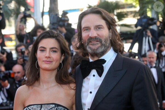 Frédéric Beigbeder et sa femme Lara Micheli - Montée des marches du film "Okja" lors du 70ème Festival International du Film de Cannes. Le 19 mai 2017. © Borde-Jacovides-Moreau / Bestimage