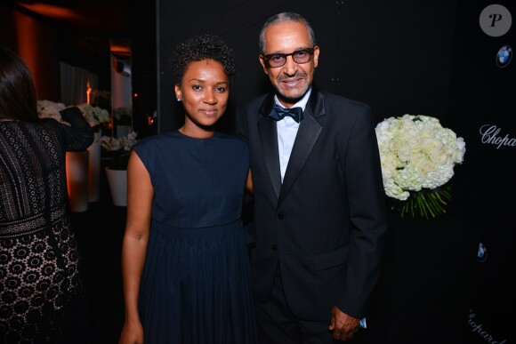 Exclusif - Kerren Tall et Abderrahmane Sissako - Soirée d'ouverture du Club by Albane (rooftop JW Mariott) lors du 70ème festival de Cannes le 18 mai 2017. © Jean Picon/Bestimage