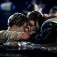 Leonardo DiCaprio (Jack Dawson) et Kate Winslet (Rose DeWitt Bukater) dans "Titanic" de James Cameron, sorti en décembre 1997 sur les écrans américains.
 
  
 