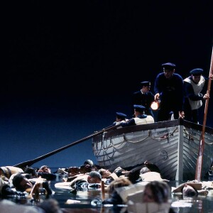 Image du film "Titanic" de James Cameron, sorti en décembre 1997 sur les écrans américains.
