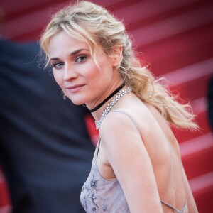 Diane Kruger (en robe Christian Dior) - Montée des marches de la soirée du 70ème anniversaire du Festival de Cannes. Le 23 mai 2017. © Borde-Jacovides-Moreau / Bestimage