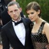 Jamie Bell et sa compagne Kate Mara - Soirée Costume Institute Benefit Gala 2016 (Met Ball) sur le thème de "Manus x Machina" au Metropolitan Museum of Art à New York, le 2 mai 2016